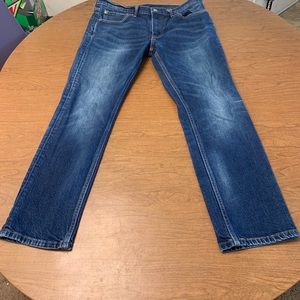 Levi's Men's Size 36x30 511 Jeans Slim Fit Stretch Blue Medium Wash Denim Casual